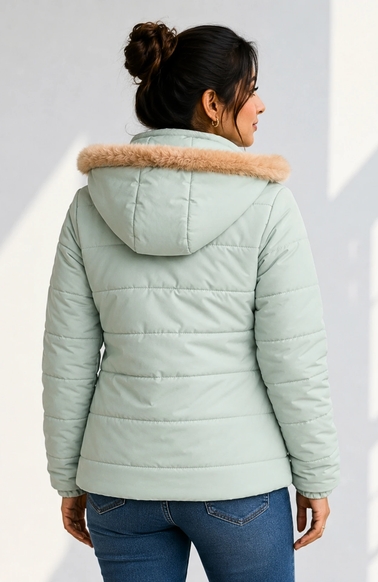 ORIGINALS Women Self Design Padded Jacket