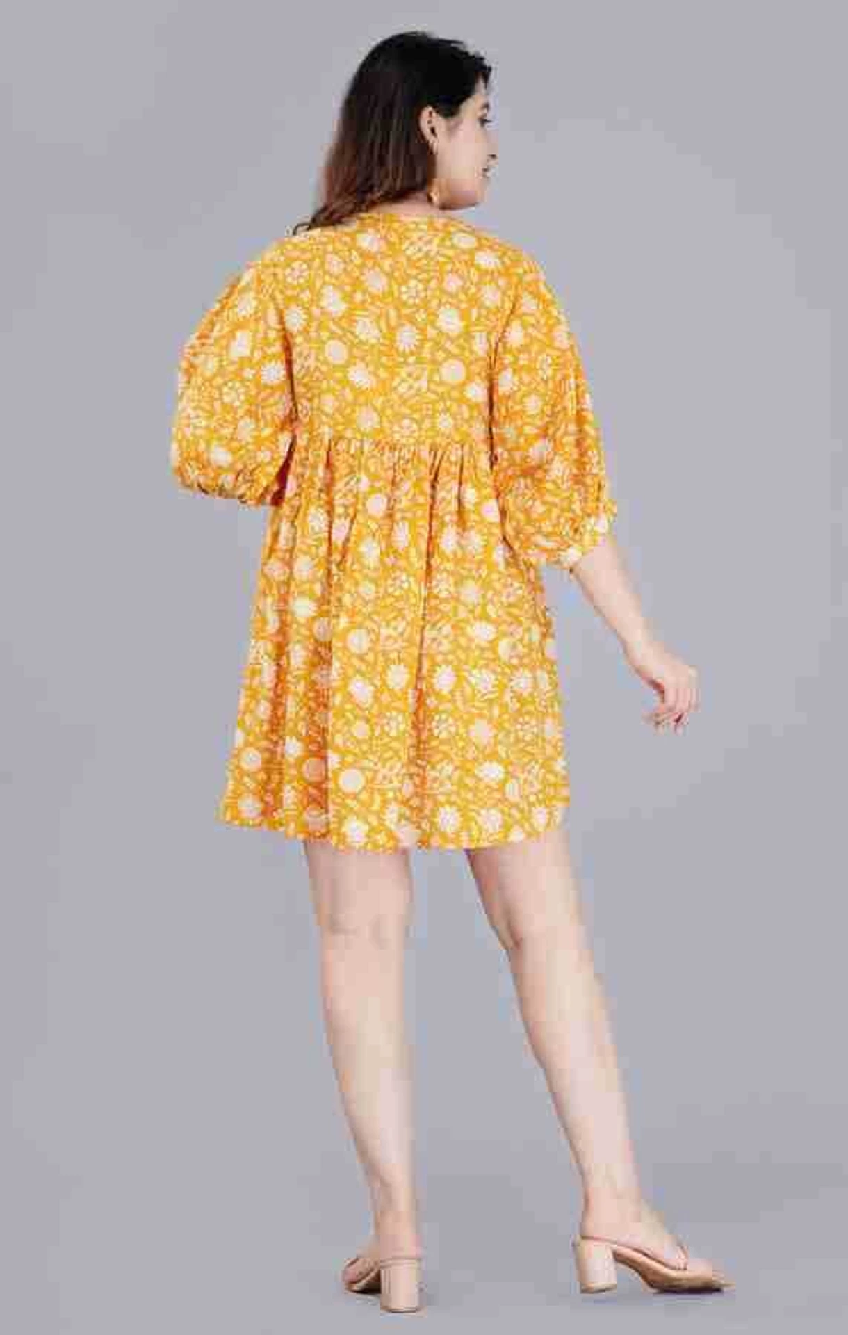 Women A-line Multicolor Above Knee/Mid Thigh Length Dress